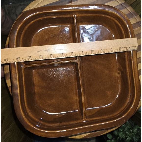 Vintage Sunbeam Crocker Frypan Electric Skillet Crock Replacements 2 Inserts - Picture 4 of 10